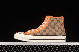 Remake Con Gucci x Converse Converse Trend High Top Casual Sneakers 169768C