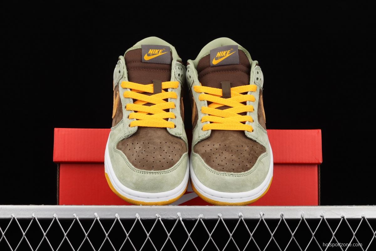 NIKE SB DUNK Low Prm green brown orange SB rebound fashion casual board shoes DH5360-300