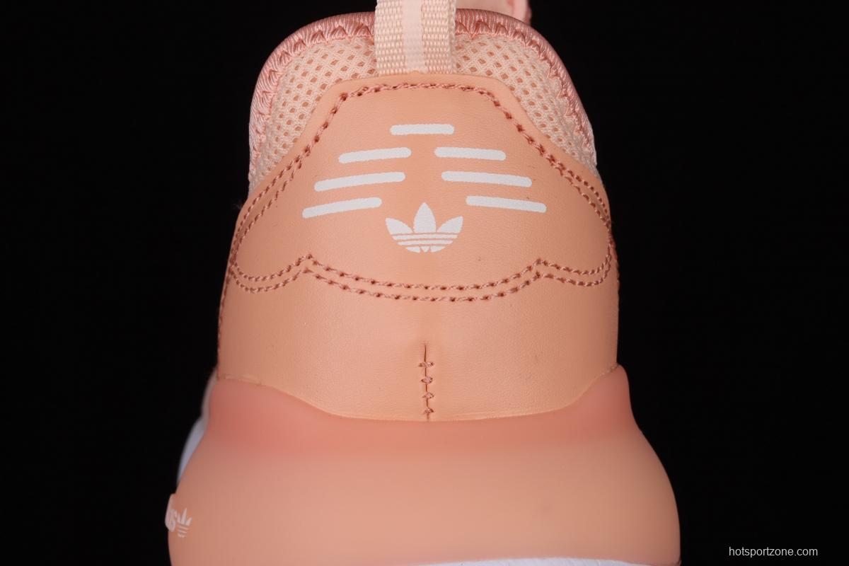 Kids Adidas ZX 2K FW2361 clover is light and breathable in summer Kids