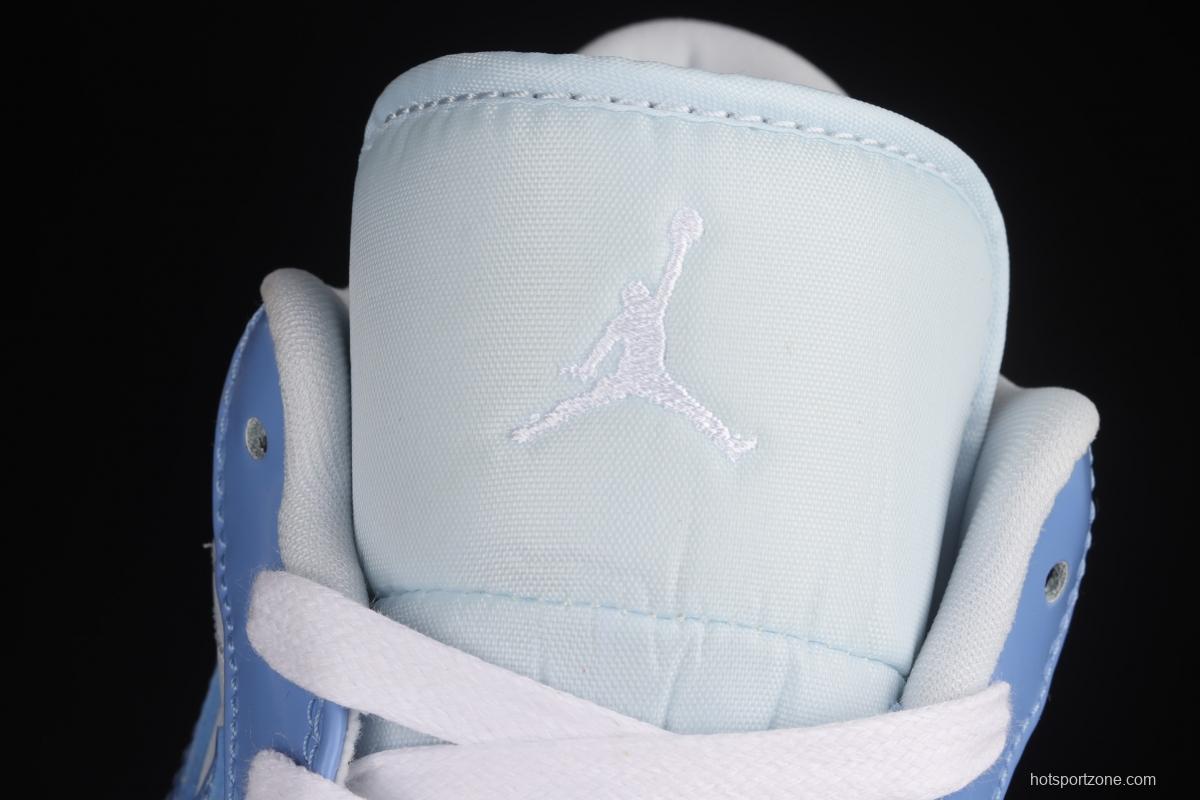 Air Jordan 1 Low haze blue low-end vintage basketball shoes DM5442-040