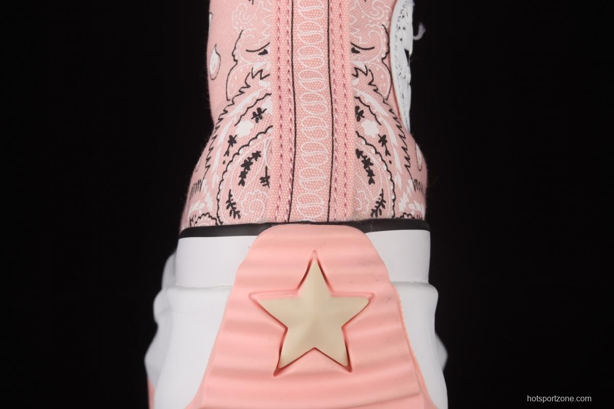 Converse Run Star Motion Converse CX futuristic series cashew flower thick-soled cake shoes 171942C