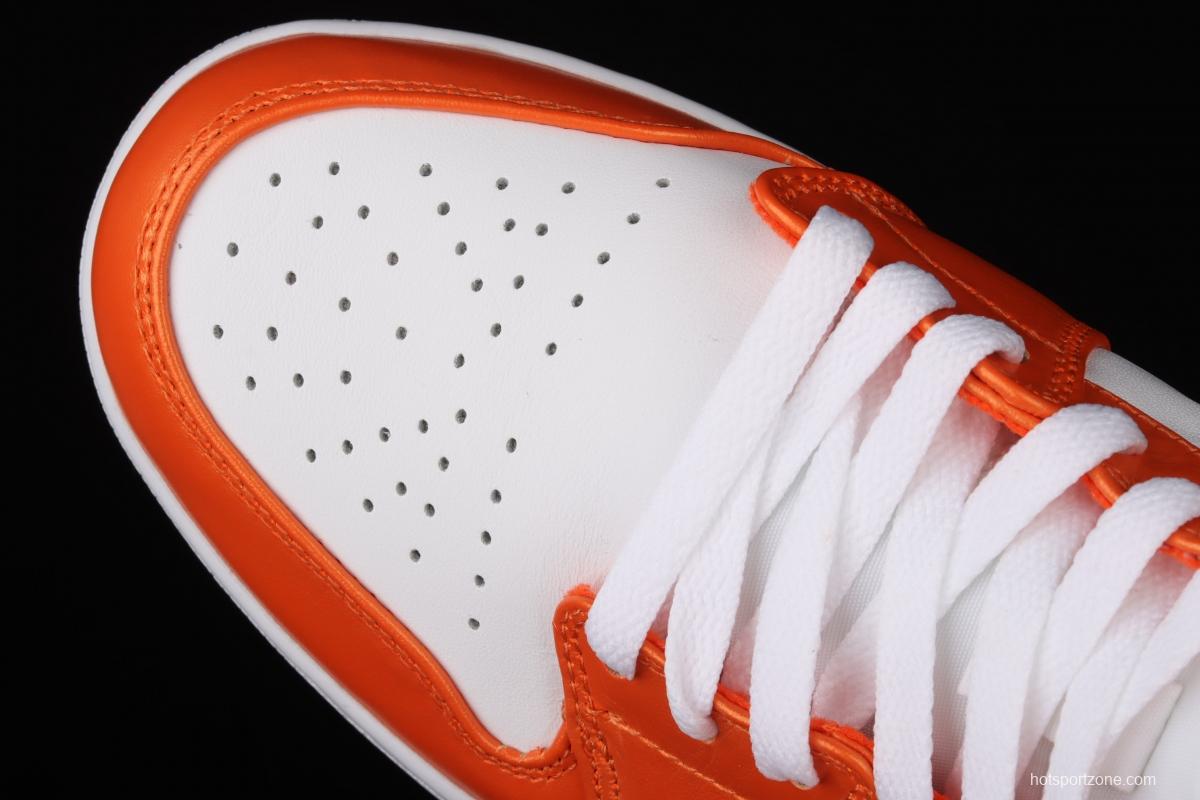 Air Jordan 1 Mid White Orange Culture Basketball shoes DM3531-800