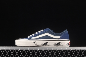 Vans Style 36 SF Klein blue shark side striped low-top casual board shoes VN0A6WKT6QD