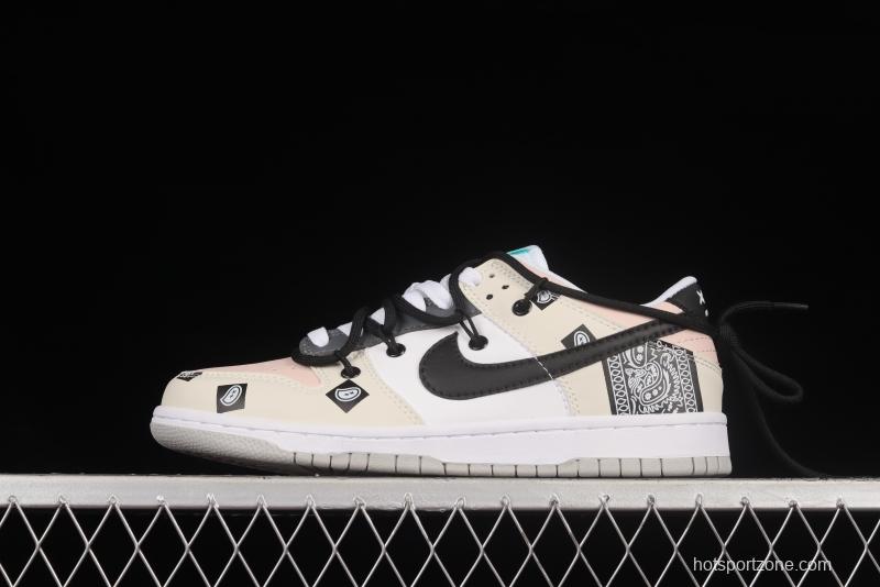 NIKE DUNK Low SE Free .99 Cashew Flower SB Buckle Shredded Backboard Fashion Casual Sneakers DD1503-009