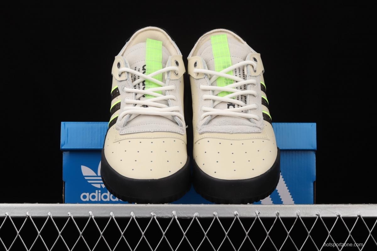 Adidas Rivalry RM Low Boost EF6445 striped casual shoes with thick soles