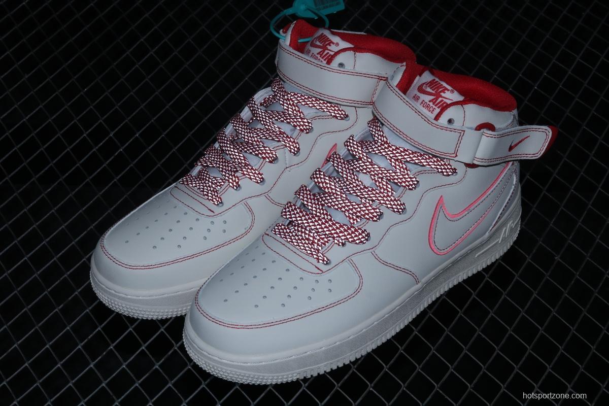 NIKE Air Force 1' 07 Mid 3M reflective Air Force casual board shoes AA1118-010