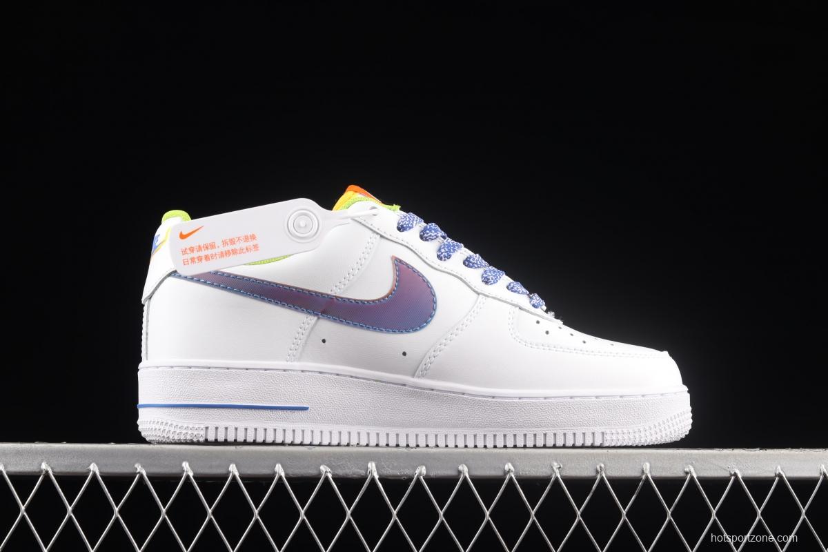 NIKE Air Force 11607 Low 3D colorful hook low-top casual board shoes DQ7767-100