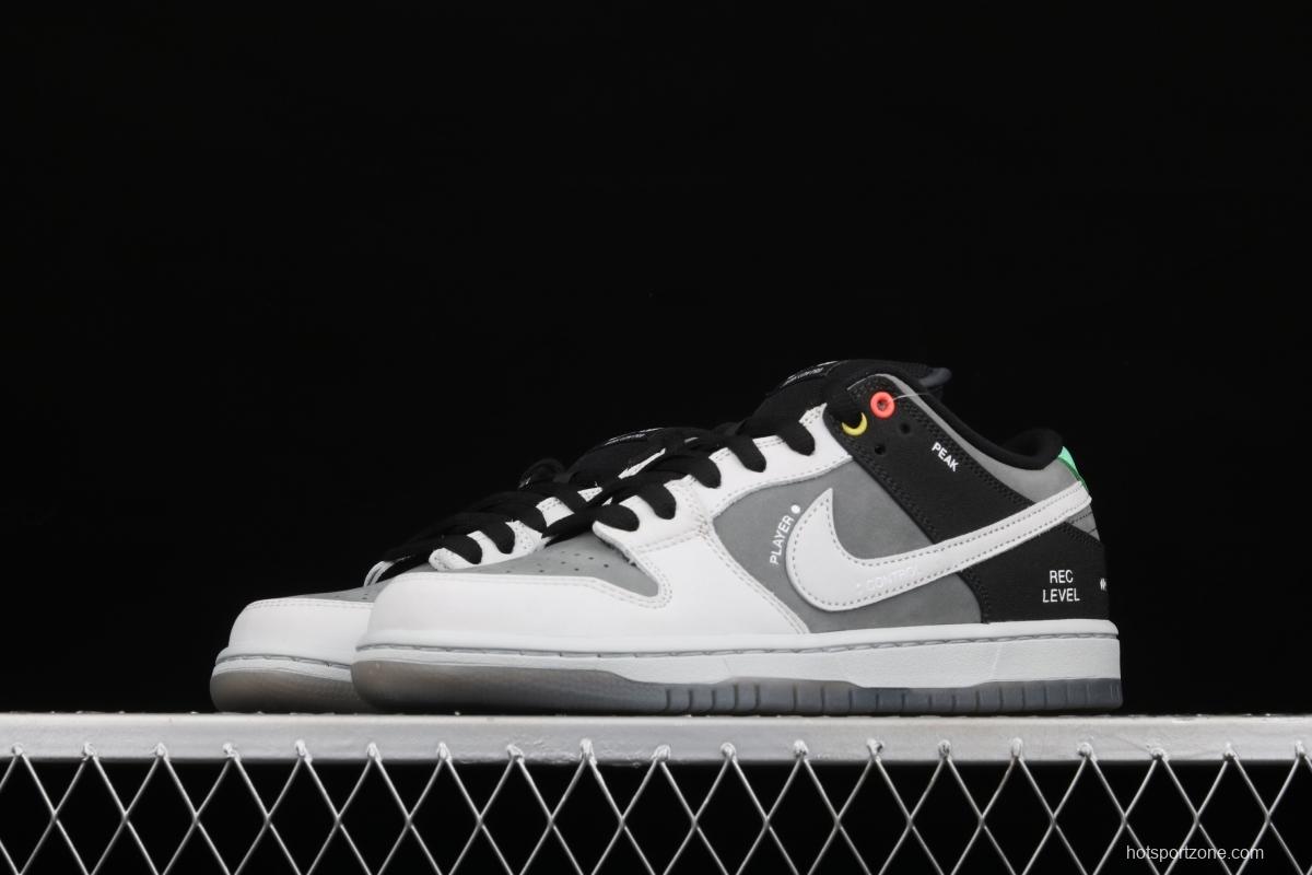 NIKE DUNK SB Low Pro ISO camera jointly named black and gray dunk series retro leisure sports skateboard shoes CV1659-001