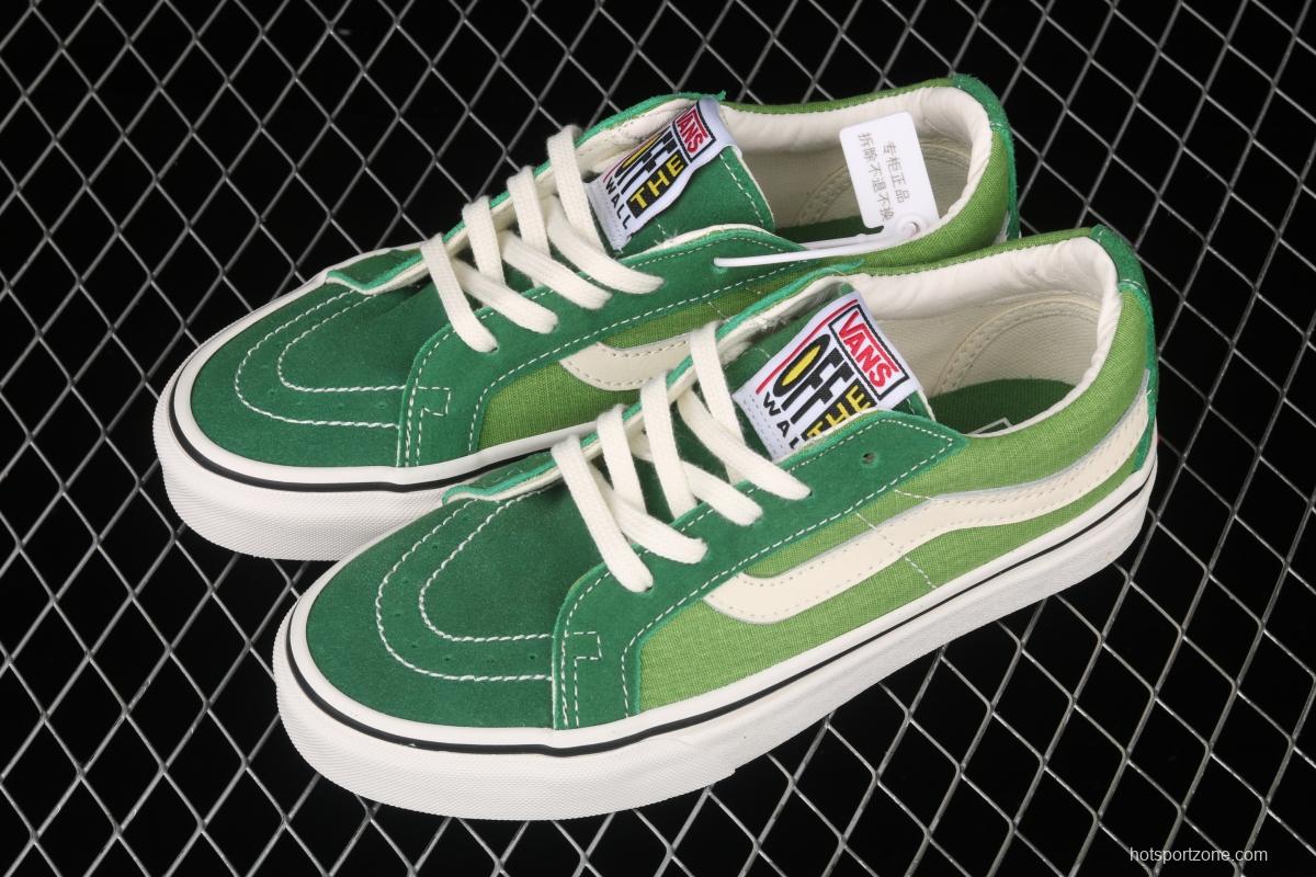 Vans Sk8-Low Reissue S classic avocado green low-top casual board shoes VN0A4UWI4WS canvas shoes