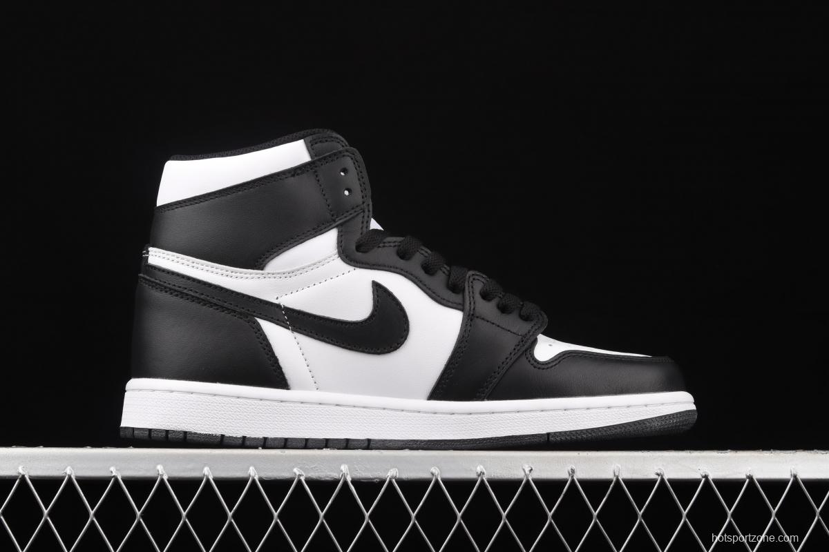 Air Jordan 1 High high band white and black 555088-010