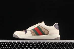 Gucci Distressed Screener Sneaker classic daddy shoes A39G09064