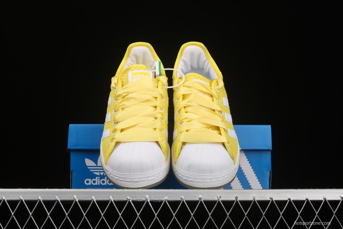 Adidas Originals Superstar S82581 shell head woven breathable leisure board shoes