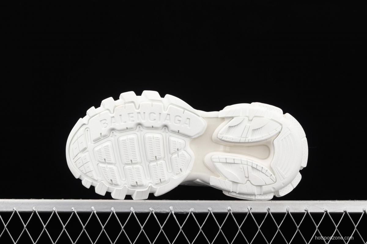 Balenciaga Sneaker Tess s.Gomma MAILLE WHITE/ORANGE 2021ss 3.0 three-generation outdoor concept shoes semi-drag W3CP69055