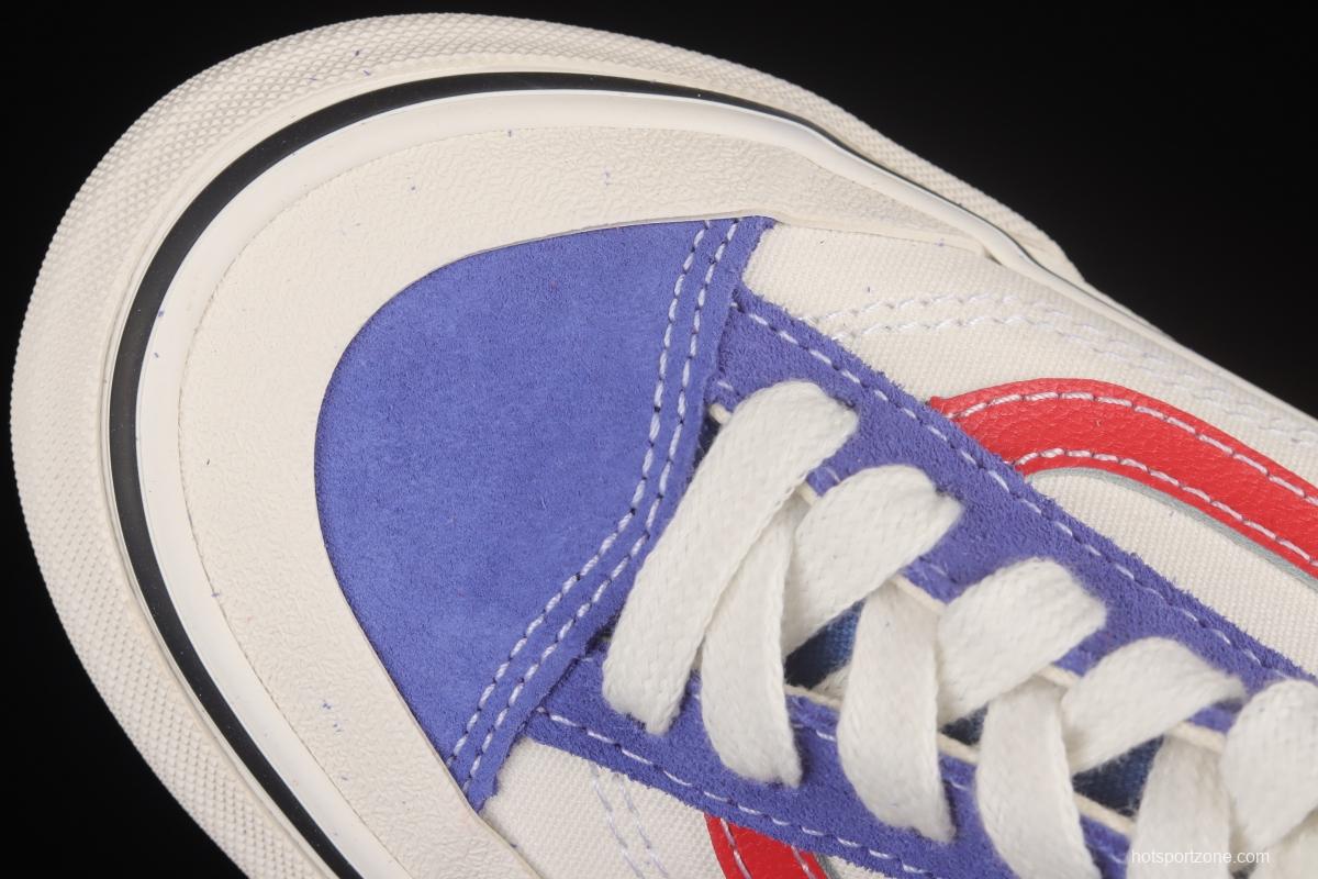 Vans Style 36 Decon Sf New White Blue Red Half Crescent Toe Low Top Sneakers VN0A5HYRB6R