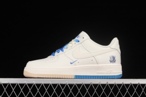 NIKE Air Force 1x 07 Low Rice White Blue Dallas Lone Ranger City limits low-top casual board shoes DH2088-606