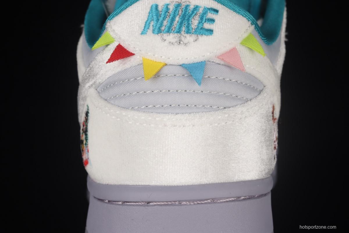 NIKE DUNK Low ICE ice and snow color SB buckle rebound fashion leisure board shoes DO2326-001