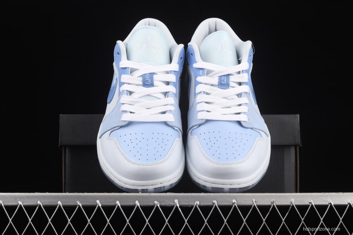 Air Jordan 1 Low haze blue low-end vintage basketball shoes DM5442-040