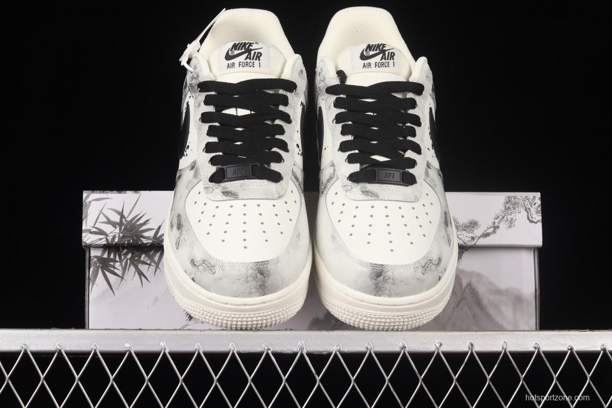 NIKE Air Force 11607 Low landscape ink painting Chinese limelight low-top casual board shoes BL1522-089