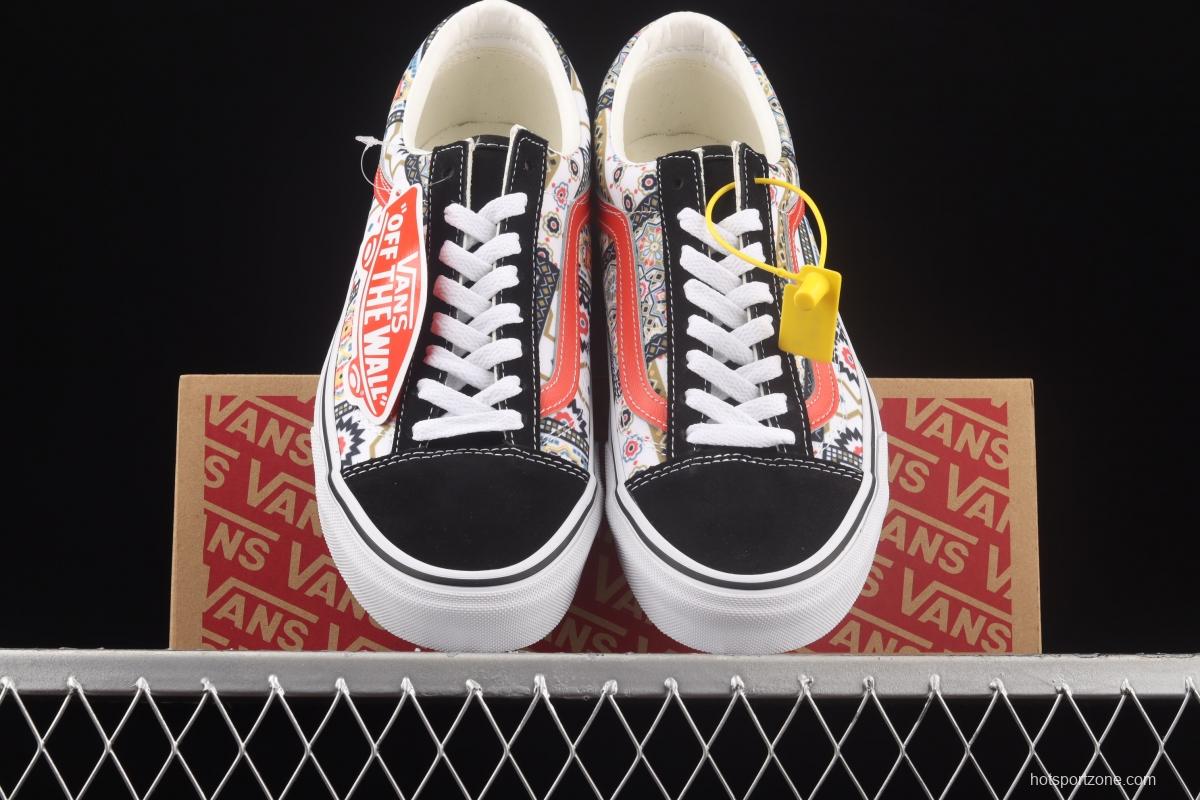 Vans Style 36 Moroccan style theme series high top leisure sports board shoes VN0A54F6687
