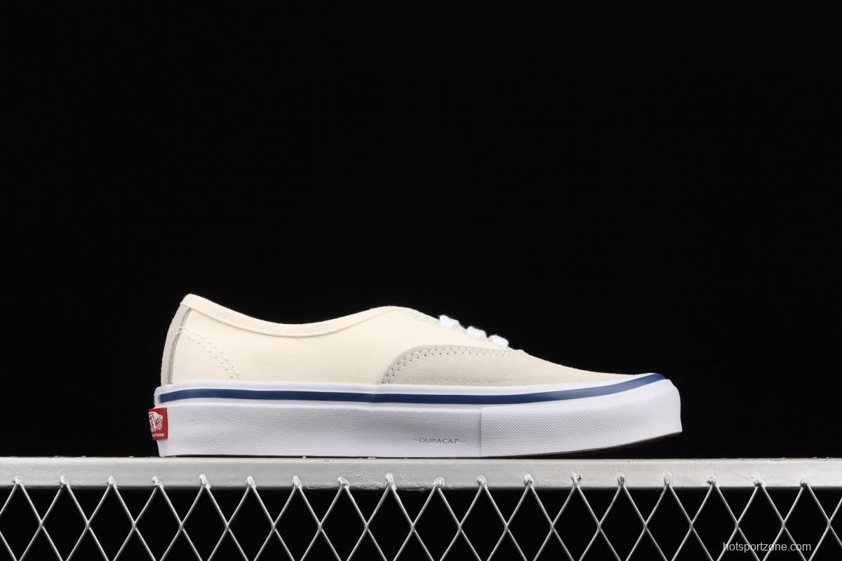 Vans Skate Authentic Pro series rice-white low-top casual board shoes VN0A5FC8OFW