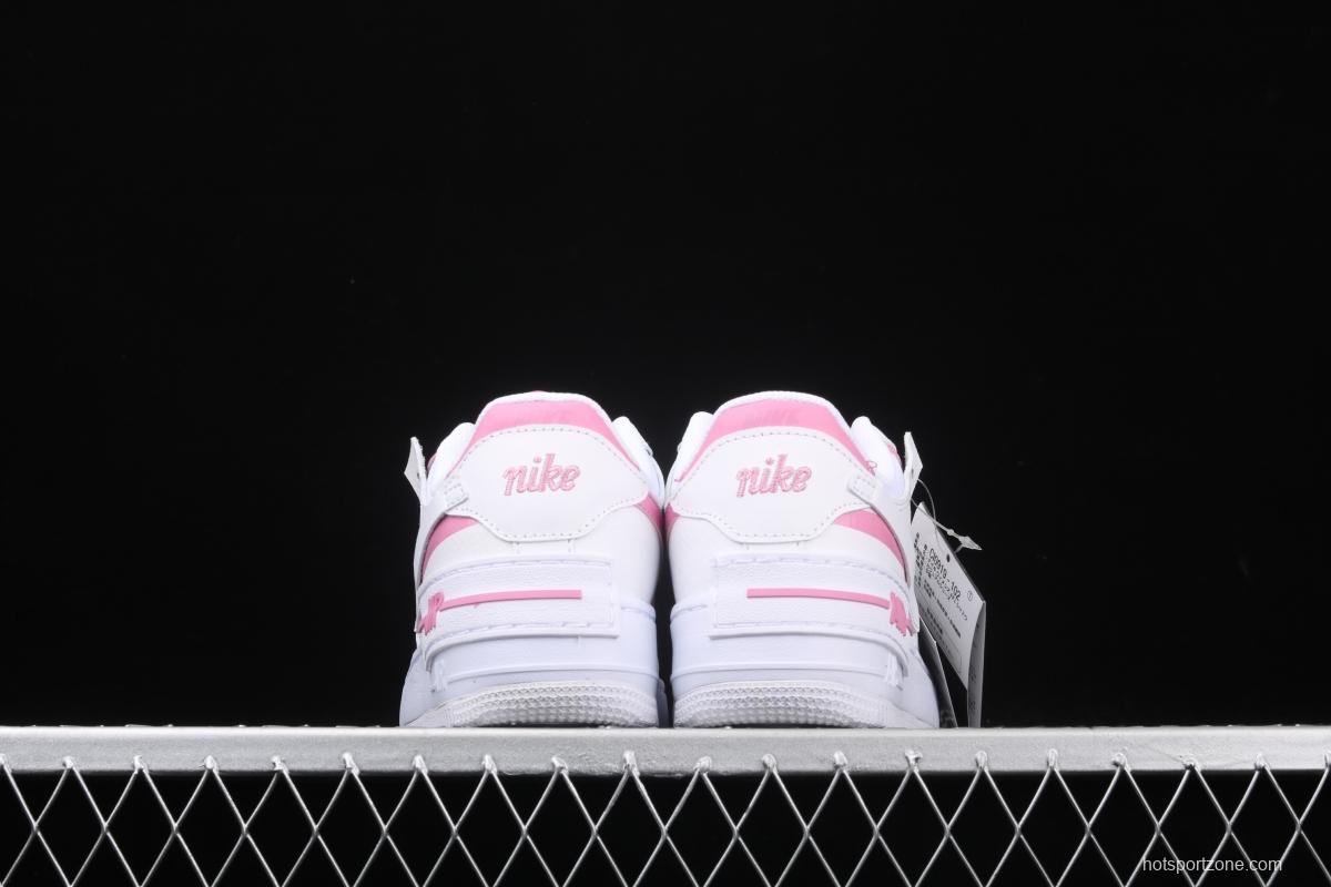 NIKE Air Force 1 ShAdidasow light weight heightened low-top 100-top board shoes CI0919-102