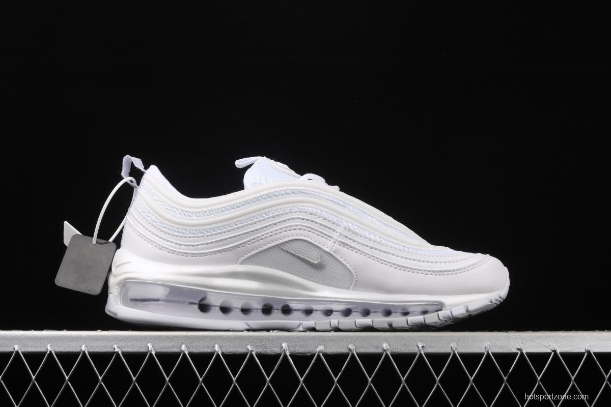 NIKE Air Max 973M reflective all-white bullet air cushion running shoes 921733-100