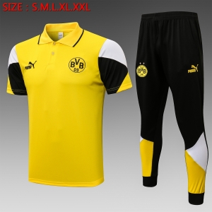 21 22 Borussia Dortmund POLO Yellow S-2XL C671#