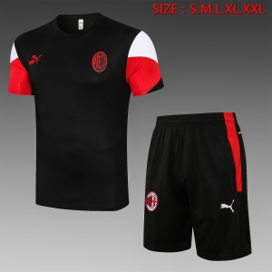 21 22 AC Milan Short SLEEVE 21 22 AC Milan Black Sleeve Assorted Colors（With Shorts）#