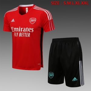 21 22 Arsenal Short SLEEVE 21 22 Arsenal Red （With Shorts）#