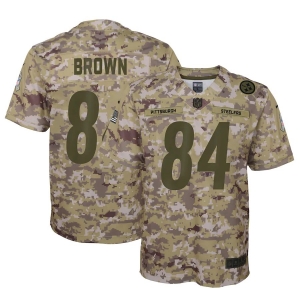 Youth Antonio Brown Camo Salute to Service Player Limited Team Jersey