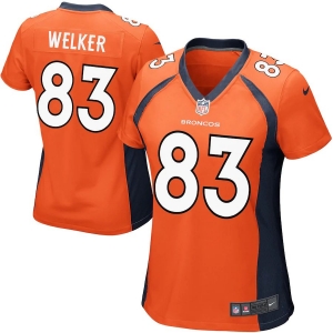 Women's Wes Welker Orange Player Limited Team Jersey