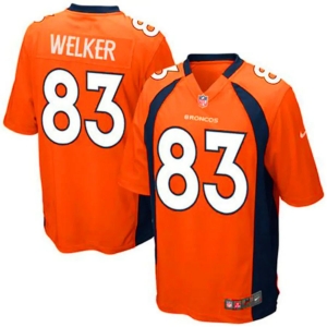 Youth Wes Welker Orange Player Limited Team Jersey