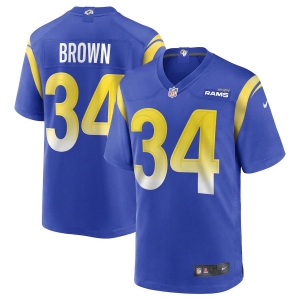 Men's Malcolm Brown Royal Player Limited Team Jersey