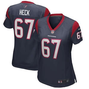 Women's Charlie Heck Navy Player Limited Team Jersey