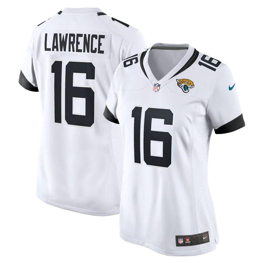 Women's Trevor Lawrence White 2021 Draft First Round Pick Player Limited Team Jersey