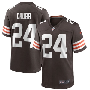 Men's Nick Chubb Brown Player Limited Team Jersey