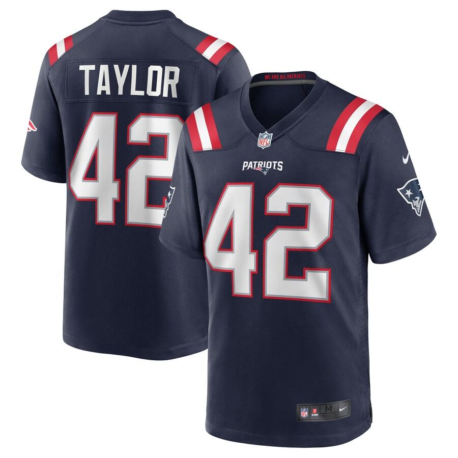 Men's J.J. Taylor Navy Player Limited Team Jersey