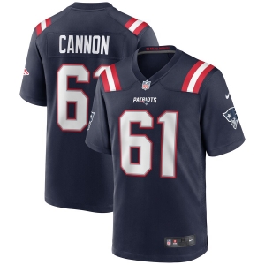 Men's Marcus Cannon Navy Player Limited Team Jersey