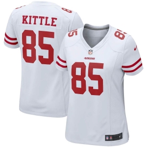Women's George Kittle White Player Limited Team Jersey