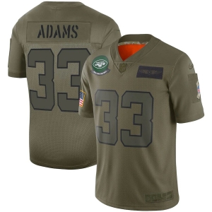 Youth Jamal Adams Olive 2019 Salute to Service Player Limited Team Jersey