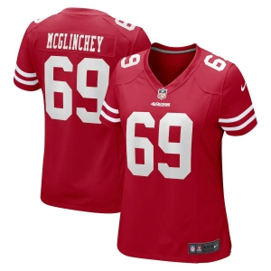 Women's Mike McGlinchey Scarlet Player Limited Team Jersey