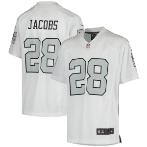 Youth Josh Jacobs White Rush Player Limited Team Jersey
