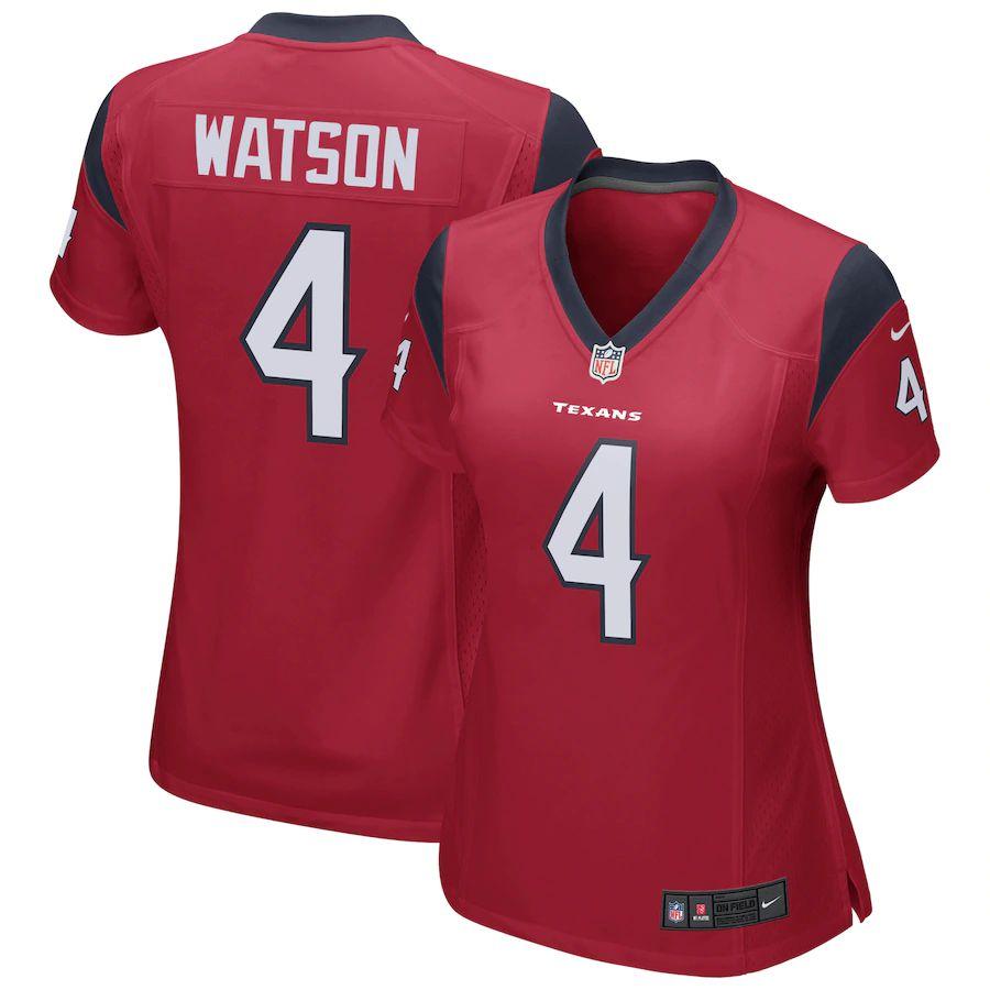 Women's Deshaun Watson Red Player Limited Team Jersey