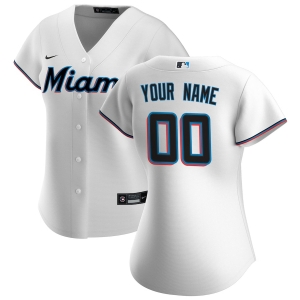 Women's White 2020 Home Custom Team Jersey