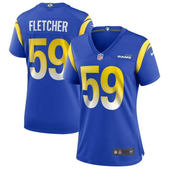 Women's London Fletcher Royal Retired Player Limited Team Jersey