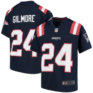 Youth Stephon Gilmore Navy Player Limited Team Jersey