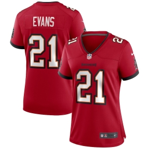 Women's Justin Evans Red Player Limited Team Jersey