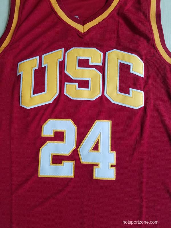 Brian Scalabrine 24 USC College Basketball Jersey