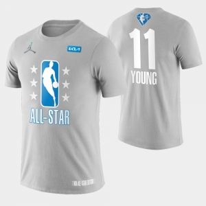 Adult Trae Young Gray 2022 All-Star Game Name &amp; Number T-Shirt