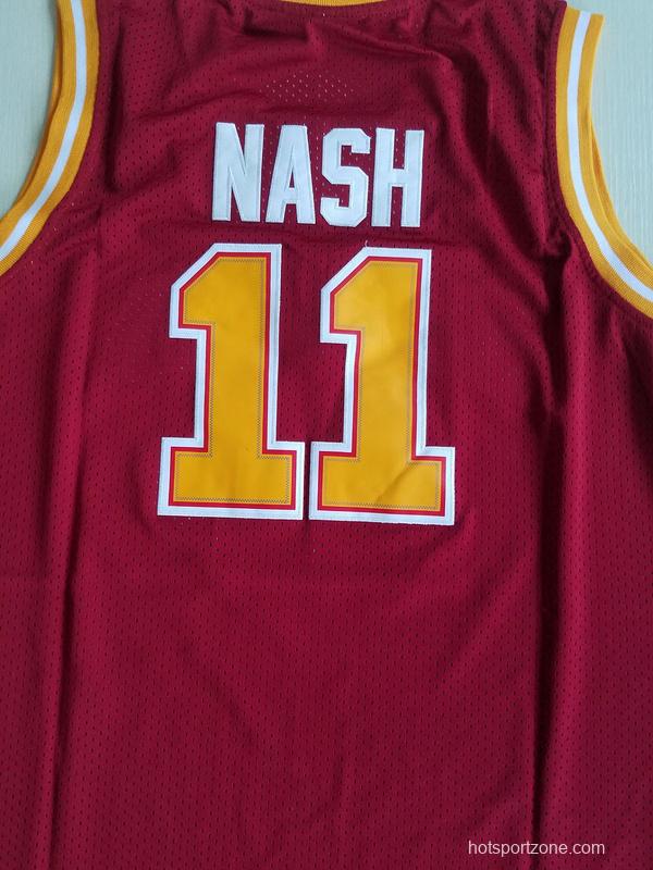 Steve Nash 11 Santa Clara Maroon College Basketball Jersey